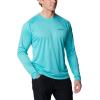 imageColumbia Mens Fork Stream Long Sleeve ShirtBright Aqua Heather