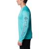 imageColumbia Mens Fork Stream Long Sleeve ShirtBright Aqua Heather
