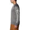 imageColumbia Mens Fork Stream Long Sleeve ShirtCharcoal HeatherCool Grey Logo
