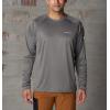 imageColumbia Mens Fork Stream Long Sleeve ShirtCharcoal HeatherCool Grey Logo