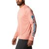 imageColumbia Mens Fork Stream Long Sleeve ShirtCoral Reef Heather