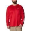 imageColumbia Mens Fork Stream Long Sleeve ShirtMountain Red