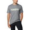 imageColumbia Mens Kwick Hike Graphic Short Sleeve TeeBlack HeatherCsc Box Treeline