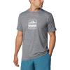 imageColumbia Mens Kwick Hike Graphic Short Sleeve TeeBlack HeatherTested Tough Pdx