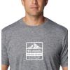 imageColumbia Mens Kwick Hike Graphic Short Sleeve TeeBlack HeatherTested Tough Pdx