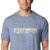imageColumbia Mens Kwick Hike Graphic Short Sleeve TeeCollegiate Navy HeatherCsc Box Treelin