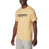 imageColumbia Mens Kwick Hike Graphic Short Sleeve TeeLight Camel HeatherCsc Box Treeline