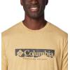 imageColumbia Mens Kwick Hike Graphic Short Sleeve TeeLight Camel HeatherCsc Box Treeline