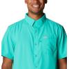imageColumbia Mens PFG Slack Tide Camp ShirtElectric Turquoise