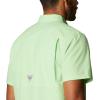 imageColumbia Mens PFG Slack Tide Camp ShirtLime Glow