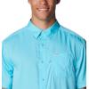 imageColumbia Mens PFG Slack Tide Camp ShirtOpal Blue