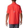 imageColumbia Mens PFG Slack Tide Camp ShirtRed Hibiscus