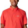 imageColumbia Mens PFG Slack Tide Camp ShirtRed Hibiscus