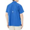 imageColumbia Mens PFG Slack Tide Camp ShirtVivid Blue