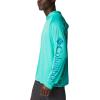 imageColumbia Mens PFG Uncharted HoodieElectric TurquoiseDeep Marine