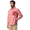 imageColumbia Mens PFG Uncharted Over ShirtDusty Crimson Twilights Stripe