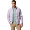 imageColumbia Mens PFG Uncharted Over ShirtLavender Pearl Twilights Stripe