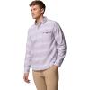 imageColumbia Mens PFG Uncharted Over ShirtLavender Pearl Twilights Stripe
