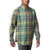 imageColumbia Mens Rapid Rivers Ii Long Sleeve ShirtThyme Green Oversize Plaid
