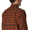 imageColumbia Mens Roughtail Stretch Flannel Long SleeveCordovan Duck Blind Gingham