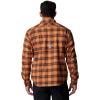 imageColumbia Mens Roughtail Stretch Flannel Long SleeveCordovan Ombre Tartan