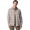 imageColumbia Mens Roughtail Stretch Flannel Long SleeveIron Ombre Tartan