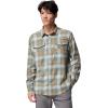 imageColumbia Mens Roughtail Stretch Flannel Long SleevePond Tracking Check