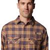 imageColumbia Mens Roughtail Stretch Flannel Long SleeveSahara Ombre Tartan