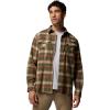imageColumbia Mens Roughtail Stretch Flannel Long SleeveSurplus Green Tracking Check