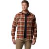 imageColumbia Mens Roughtail Stretch Flannel Long SleeveTobacco Tracking Check