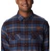 imageColumbia Mens Roughtail Stretch Flannel Long SleeveZinc Decoy Tartan