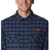 imageColumbia Mens Roughtail Stretch Flannel Long SleeveZinc Duck Blind Gingham