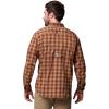 imageColumbia Mens Sharptail Long Sleeve Yarn Dye ShirtCamel Brown Triple Check