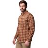 imageColumbia Mens Sharptail Long Sleeve Yarn Dye ShirtCamel Brown Triple Check