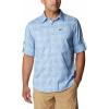 imageColumbia Mens Silver Ridge Utility Lite Plaid Long SleeveJet Stream Trail Crossing Plaid