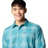 imageColumbia Mens Silver Ridge Utility Lite Plaid Long SleeveRiver Blue Large Blur Check