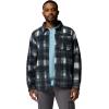 imageColumbia Mens Steens Mountain Printed Shirt Jacket II Chalk Omblur Large