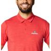 imageColumbia Mens Tech Trail PoloUga  Bright Red