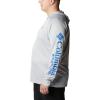 imageColumbia Mens Terminal Tackle HoodieCool GreyVivid Blue Logo