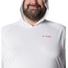 imageColumbia Mens Terminal Tackle HoodieWhiteRed Spark Logo