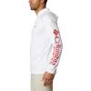 imageColumbia Mens Terminal Tackle HoodieWhiteRed Spark Logo