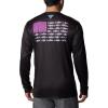 imageColumbia Mens Terminal Tackle PFG Fish Flag Long Sleeve Shirt DiscontinuedBlackBerry Jam Inshore Fish