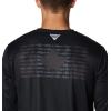 imageColumbia Mens Terminal Tackle PFG Fish Flag Long Sleeve Shirt DiscontinuedBlackGraphite Can Fish
