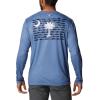 imageColumbia Mens Terminal Tackle PFG Fish Flag Long Sleeve Shirt DiscontinuedBluestoneSc Fish