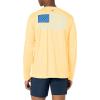 imageColumbia Mens Terminal Tackle PFG Fish Flag Long Sleeve Shirt DiscontinuedCocoa ButterVivid Blue Inshore Slam