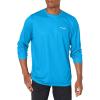 imageColumbia Mens Terminal Tackle PFG Fish Flag Long Sleeve Shirt DiscontinuedCompass BlueWhite Offshore Fish