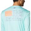 imageColumbia Mens Terminal Tackle PFG Fish Flag Long Sleeve Shirt DiscontinuedGulf StreamBright Nectar