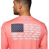 imageColumbia Mens Terminal Tackle PFG Fish Flag Long Sleeve Shirt DiscontinuedMelonade