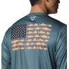imageColumbia Mens Terminal Tackle PFG Fish Flag Long Sleeve Shirt DiscontinuedPondKoi