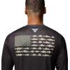 imageColumbia Mens Terminal Tackle PFG Fish Flag Long Sleeve Shirt DiscontinuedSharkCypress